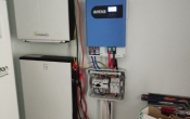Монтаж інвертора Anenjy 6.2 кВт з АКБ Growatt  